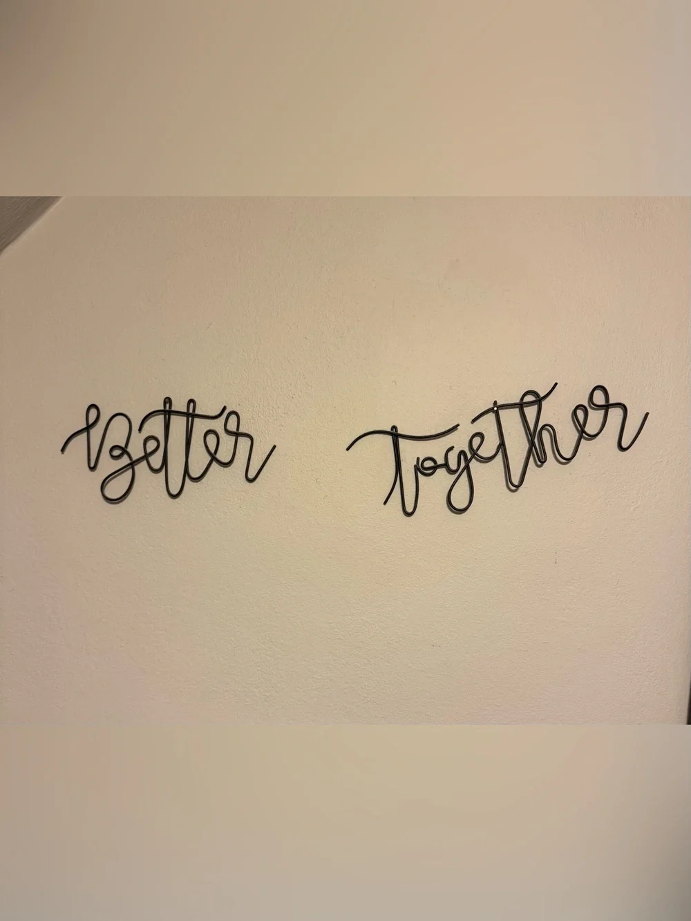 Better Together Wired Wall Decor